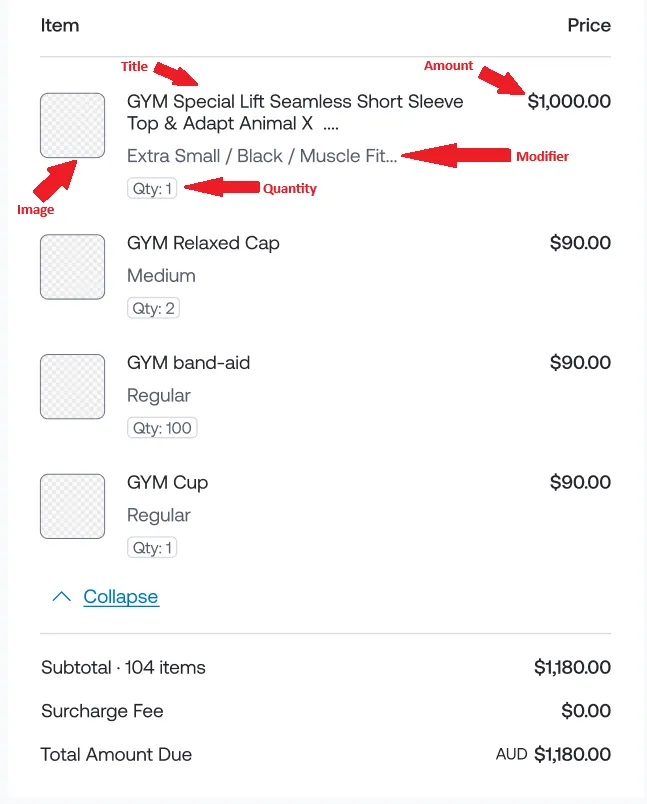 Hosted Payment Page example